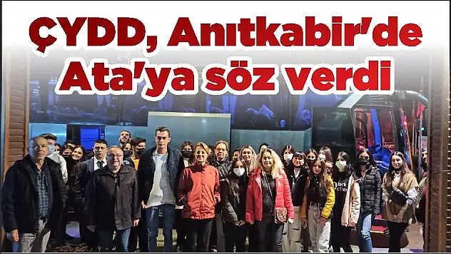 ÇYDD, Anıtkabir'de Ata'ya söz verdi