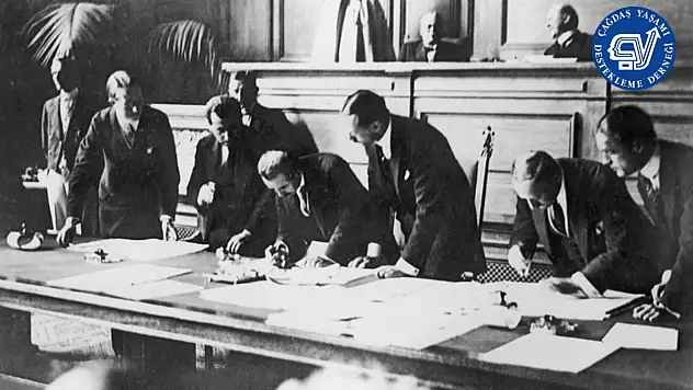 ÇYDD, Lozan Barış Antlaşması'nın 102. Yılını Kutladı: 'Tam Bağımsız Türkiye'nin Teminatıdır'