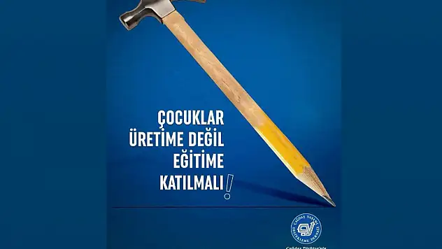 ÇYDD Ödemiş'ten basın açıklaması: Çocuklar üretime değil eğitime katılmalı
