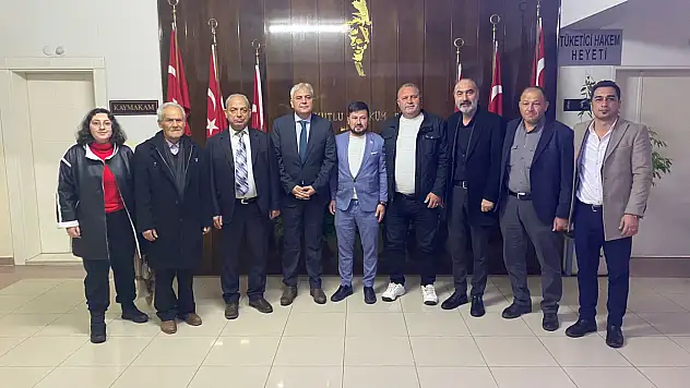 Demokrat Parti Ödemiş'ten Kaymakam Aksoy'a ziyaret