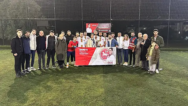 DP ÖDEMİŞ'İN DÜZENLEDİĞİ FUTBOL TURNUVASININ FİNALİ YAPILDI