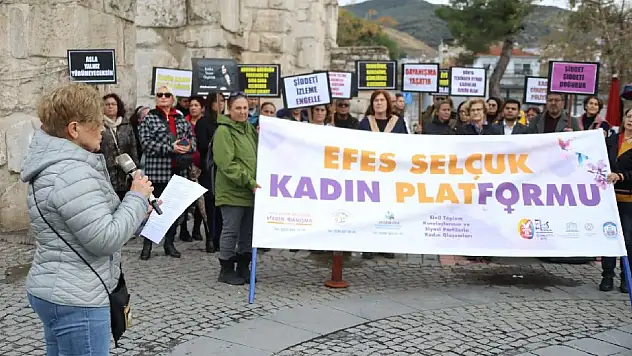 EFES SELÇUK KADIN PLATFORMU: ERKEK ŞİDDETİ ÇETELESİ TUTMAK İSTEMİYORUZ