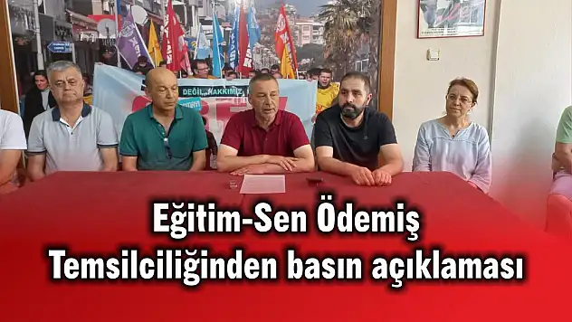 Eğitim-Sen Ödemiş Temsilciliğinden basın açıklaması