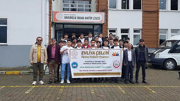 “EVLİYA ÇELEBİ ÖĞRENCİ DEĞİŞİM PROGRAMI' KAPSAMINDA GİRESUN'DAYDIK  