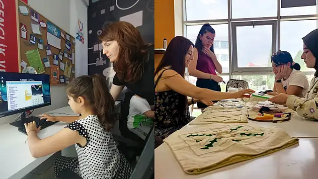 Fırat Yılmaz Çakıroğlu Gençlik Merkezi kurslarına yoğun ilgi