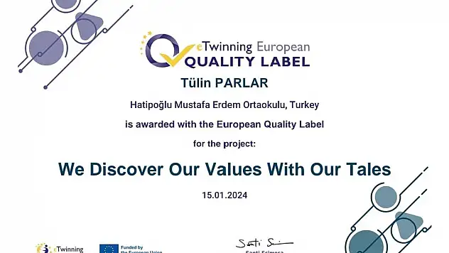 Hatipoğlu Mustafa Erdem Ortaokulu, ‘We Discover Our Values With Our Tales’ Projesi İle Kültürler Arası Bağları Güçlendiriyor!