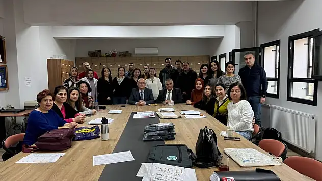 İlçe Milli Eğitim Müdürü Sunullah Desticioğlu'ndan Prof. Dr. Muzaffer Kula Anadolu Lisesi'ne Ziyaret