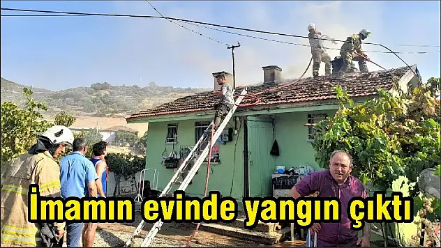 İmamın evinde yangın çıktı