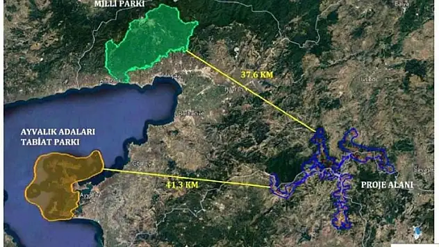 İzmir, Manisa ve Balıkesir’de 12500 hektar orman, santral tehdidi altında