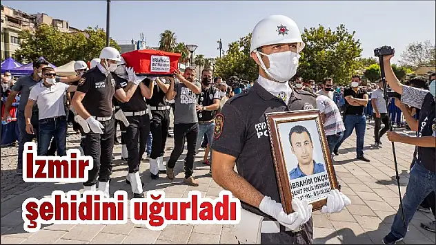 İzmir şehidini uğurladı