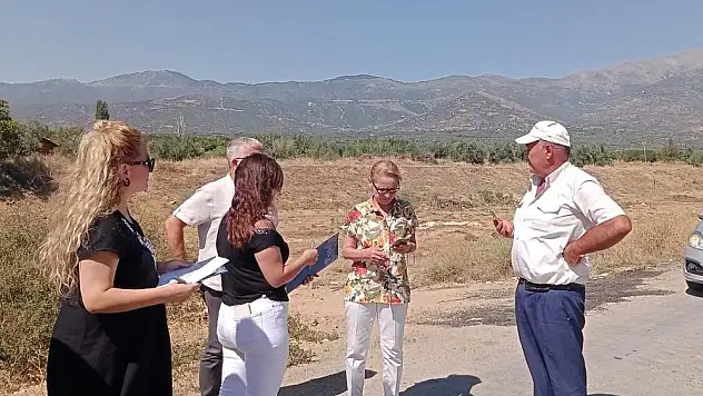 İZTAŞIT yetkilileri Ödemiş’te sahada