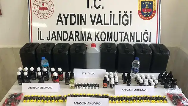 Jandarma ekiplerinden ‘Etil Alkol’ operasyonu