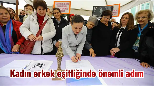Kadın erkek eşitliğinde önemli adım