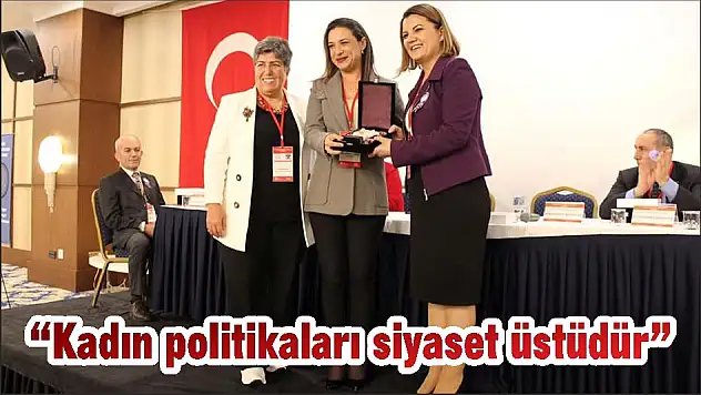 'Kadın politikaları siyaset üstüdür'