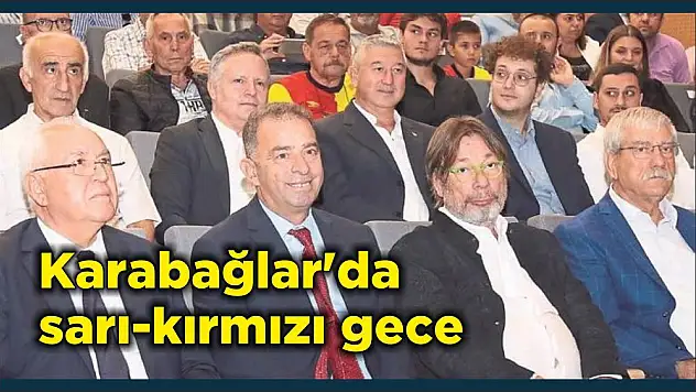 Karabağlar'da sarı-kırmızı gece