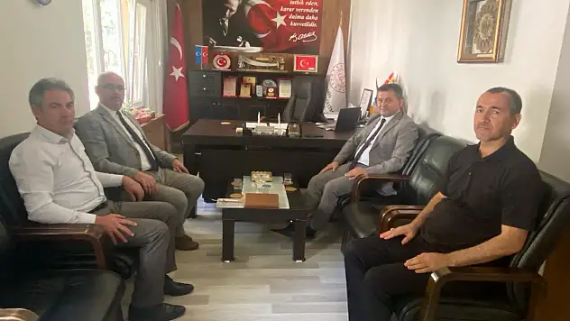 Kaymakam Hakan Yavuz Erdoğan'dan İlçe Milli Eğitim Müdürlüğü'ne Ziyaret
