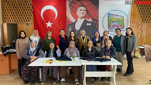 Kiraz Belediyesi'nden Ceritler'de kadın ve aile buluşması