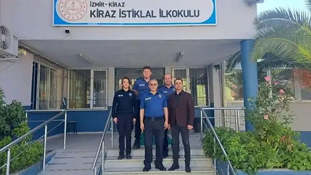Kiraz Emniyetinden İstiklal İlkokulu'na Ziyaret