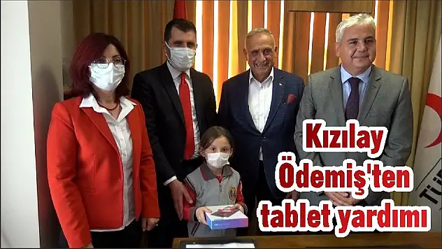 Kızılay Ödemiş'ten tablet yardımı