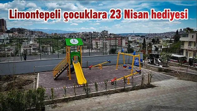 Limontepeli çocuklara 23 Nisan hediyesi