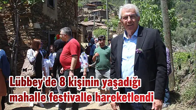 Lübbey'de 8 kişinin yaşadığı mahalle festivalle hareketlendi