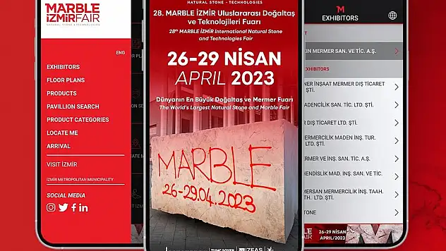 Marble İzmir mobil yayında
