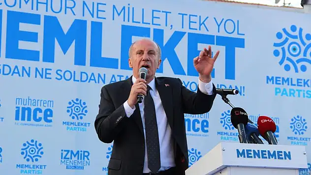 Menemen’de Muharrem İnce’den CHP eleştirisi