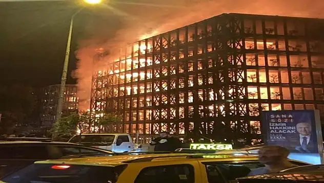 Narlıdere Folkart Sitesi’nde yangın!