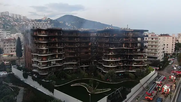 Narlıdere’deki yangın sonrası ilk kareler