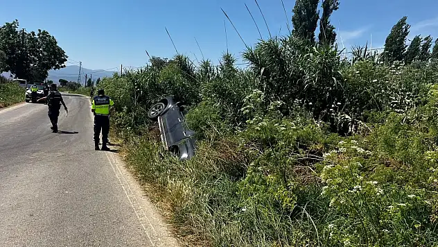 Ödemiş Günlüce'de Kaza 1 Kişi Yaralı