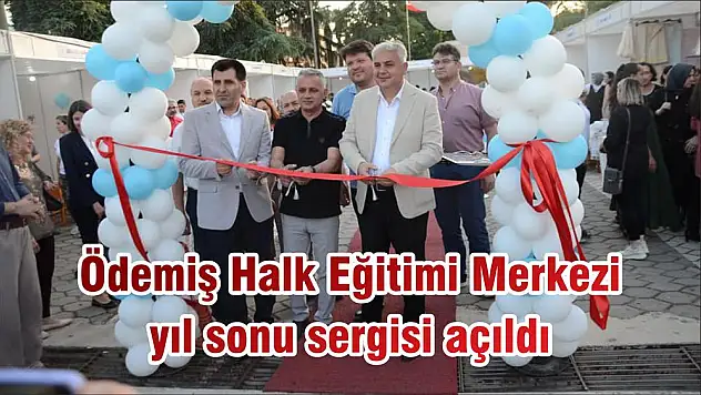 Ödemiş Halk Eğitimi Merkezi yıl sonu sergisi açıldı