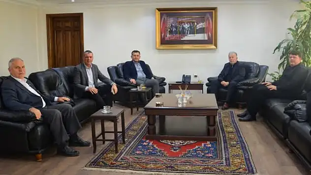 ÖDEMİŞ HEYETİNDEN İESOB BAŞKANINA ZİYARET