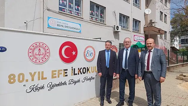 ÖDEMİŞ İLÇE MİLLİ EĞİTİMDEN TOHUM OTİZM VAKFINA BAĞIŞ