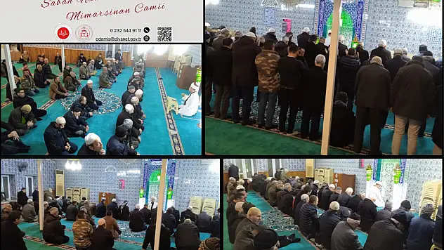 Ödemiş İlçe Müftülüğü, Sabah Namazı Buluşmasını Mimarsinan Camii'nde Gerçekleştirdi