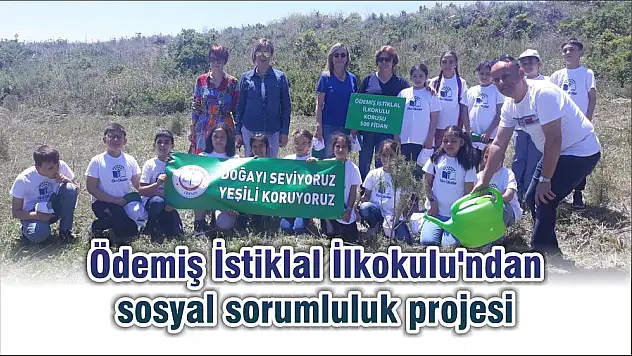Ödemiş İstiklal İlkokulu'ndan sosyal sorumluluk projesi
