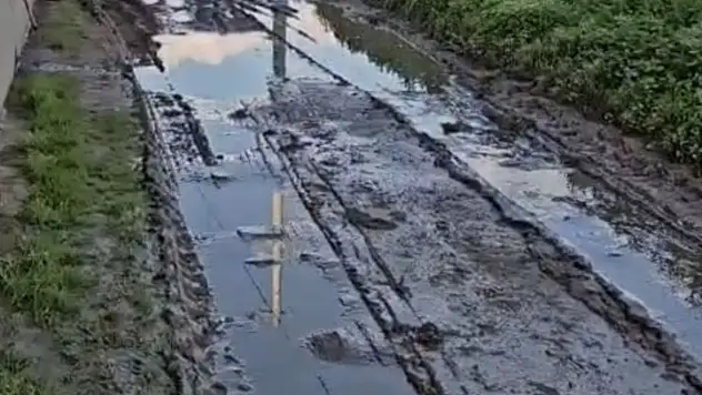 Ödemiş Kavukçu Mevkinde Çamur İsyanı: 'Yürümek Bir Yana, Arabayla Bile Geçemiyoruz'