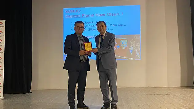 Ödemiş Kaymakamı Erdoğan, 'Afetlere Hazır Ol' Seminerine Katıldı