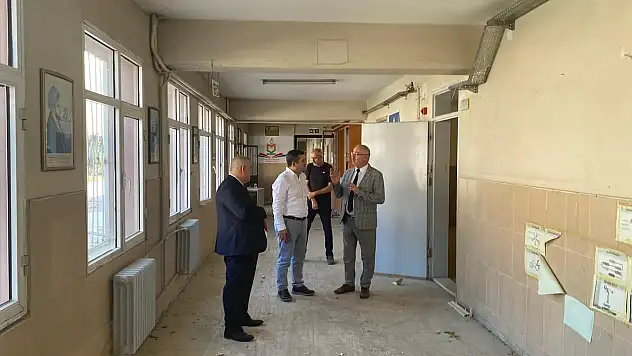 Ödemiş Kaymakamı Erdoğan'dan Lise İncelemesi