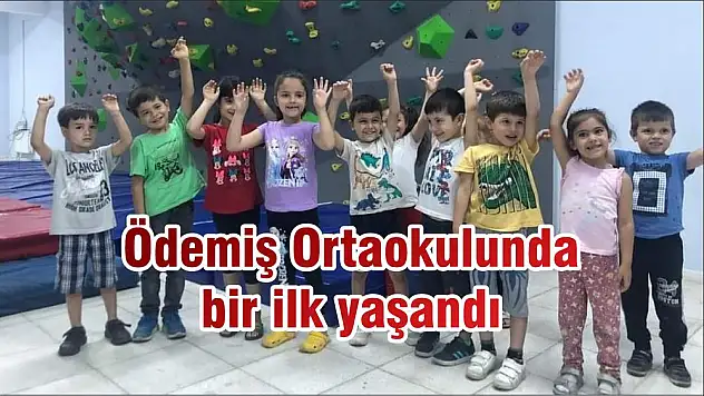Ödemiş Ortaokulunda bir ilk yaşandı