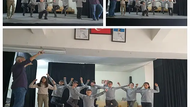 ÖDEMİŞ ORTAOKULUNDA  HALK OYUNLARI KURSU