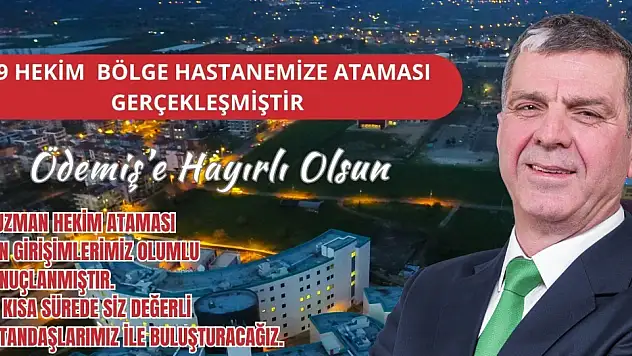 Ödemiş Sağlık Kadrosu Güçleniyor: 19 Yeni Hekim Göreve Başlıyor