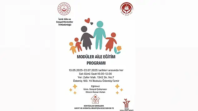 Ödemiş'te Modüler Aile Eğitim Programı Başlıyor