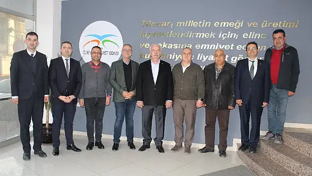 ÖDEMİŞ TİCARET BORSASI'NDAN ÖDEMİŞ TİCARET ODASI'NA ZİYARET