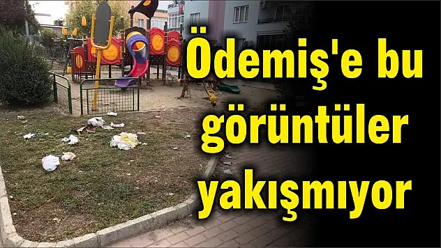Ödemiş'e bu görüntüler yakışmıyor