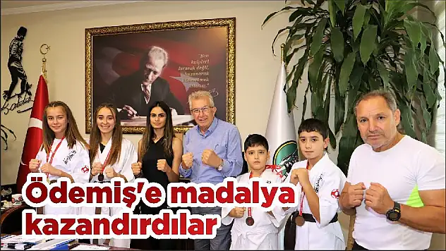 Ödemiş'e madalya kazandırdılar