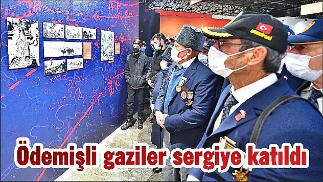 Ödemişli gaziler sergiye katıldı