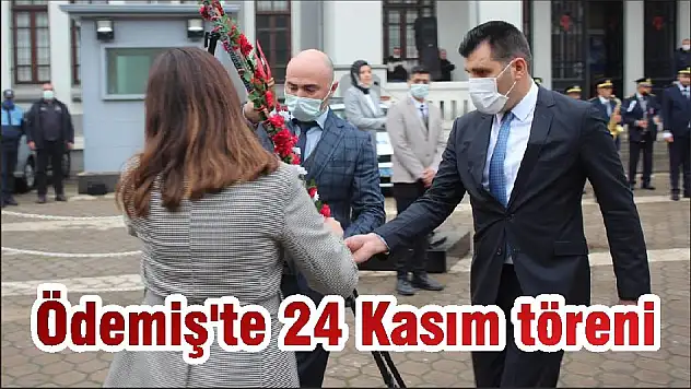 Ödemiş'te 24 Kasım töreni