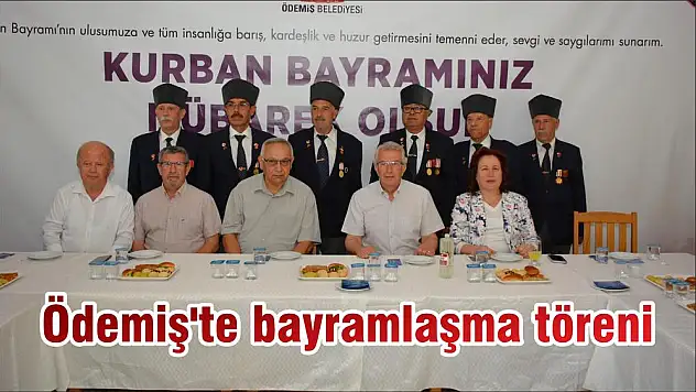 Ödemiş'te bayramlaşma töreni
