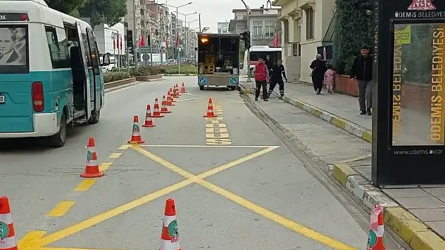 ÖDEMİŞ'TE ÇALIŞMALAR DEVAM EDİYOR