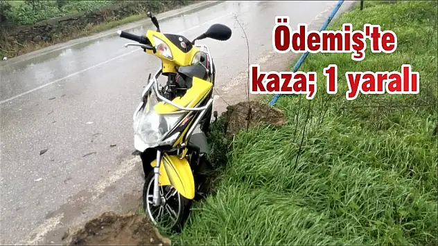 Ödemiş'te kaza 1 yaralı